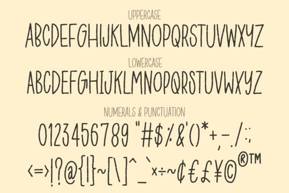 Back to School Font - Preview 1