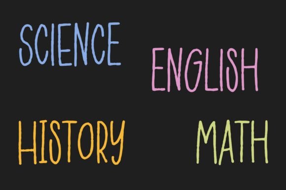 Back to School Font - Preview 3