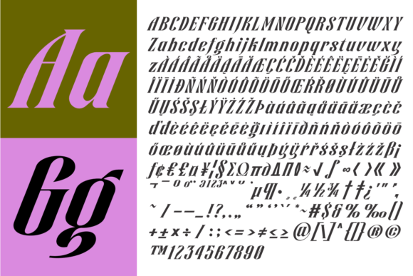 Billguva Font - Preview 1