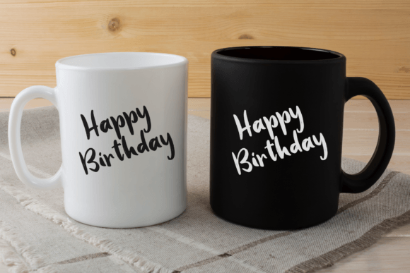 Black Stamp Font PNG with transparent background - Preview 3