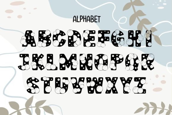 Bubble Font - Preview 1