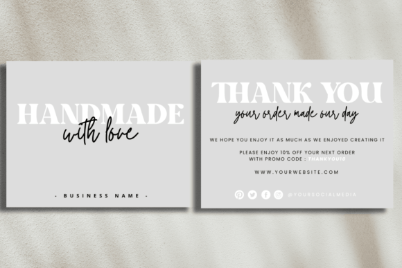CANVA Business Thank You Card Template