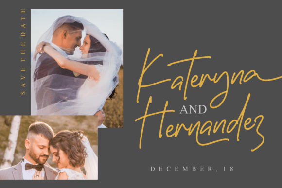 Emitanela Font PNG with transparent background - Preview 3