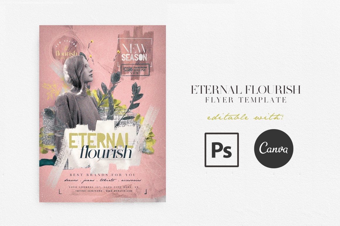Fashion Flyer + Instagram + Canva