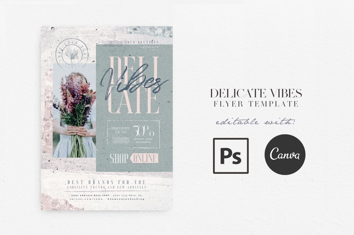 Flyer Template + Instagram + Canva