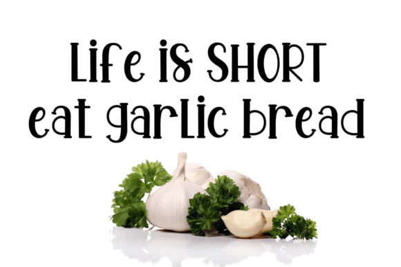 Garlic Bread Font - Preview 1