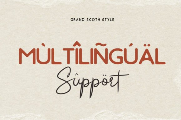 Grand Scoth Font - Preview 5
