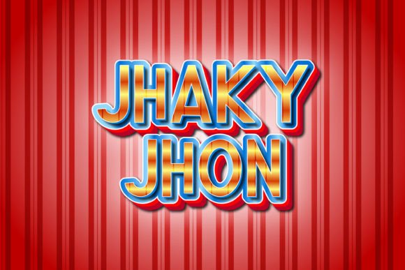 Jhakyjhons Font - Preview 3