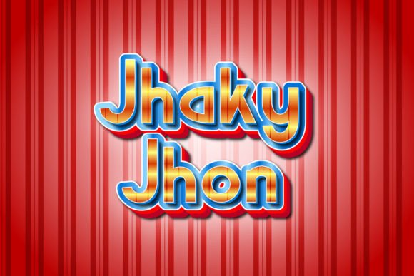 Jhakyjhons Font - Preview 4