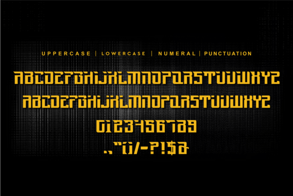 Maxim Gaming Font PNG with transparent background - Preview 1