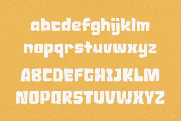 Megalith Font PNG with transparent background - Preview 1
