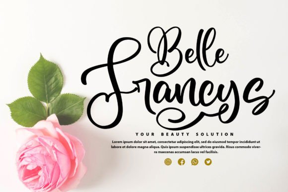 Monallysa Font font preview - 1