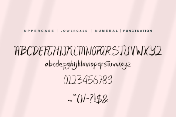 Nattaliagoni Font PNG with transparent background - Preview 3