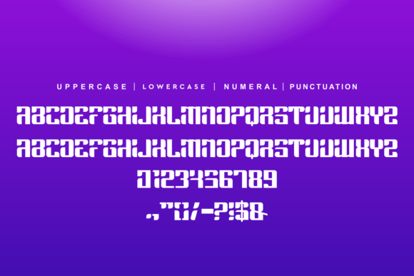 Power Wonder Font PNG with transparent background - Preview 2