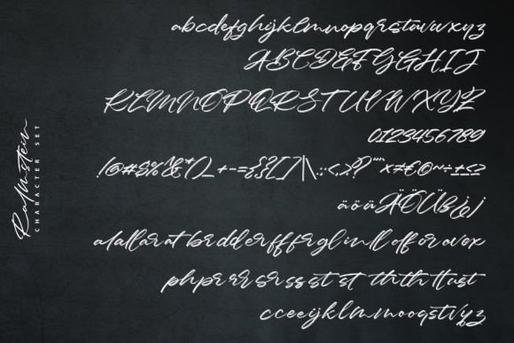 Ralmstein Font PNG with transparent background - Preview 4