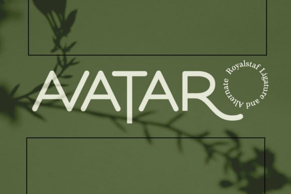 Royalstaf Font PNG with transparent background - Preview 2