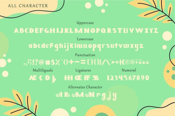 Roysa Font PNG with transparent background - Preview 5