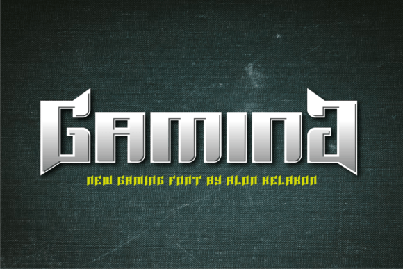 Rusher Gaming Font PNG with transparent background - Preview 1