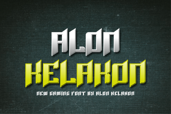 Rusher Gaming Font PNG with transparent background - Preview 2