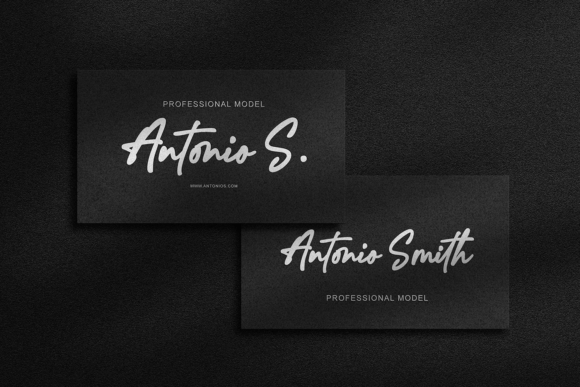 Australian Signature Font PNG with transparent background - Preview 3