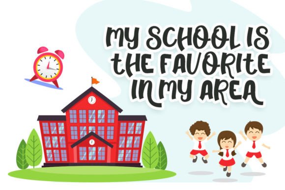 Back to School Font - Preview 3