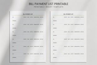 Bill Payment List For Kdp Book