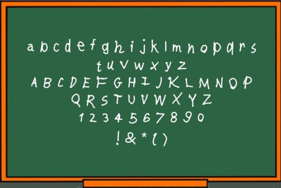 Childhood Font - Preview 1