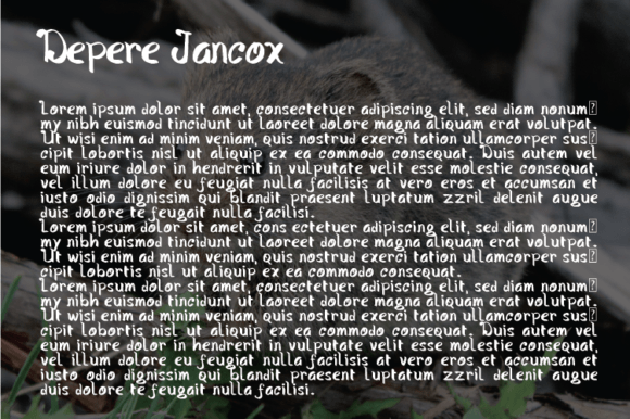 Depere Jancox Font - Preview 2