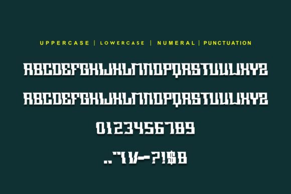 Gesingo Font PNG with transparent background - Preview 3