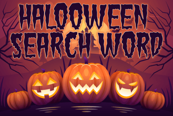 Halloween Word Search with Solution