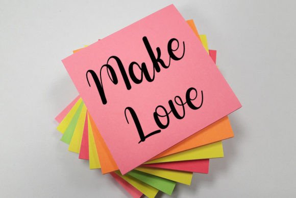 Heart Painter Font PNG with transparent background - Preview 1