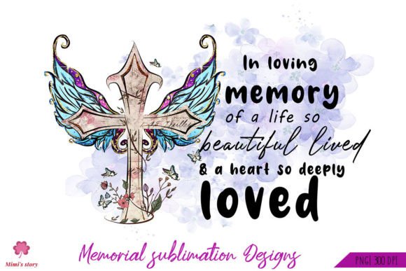 In Loving Memory of a Life so Beautiful Graphic Crafts By Mimi's story