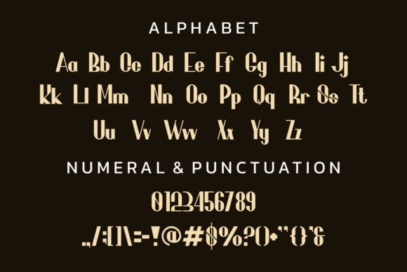 Jurifa Font PNG with transparent background - Preview 2