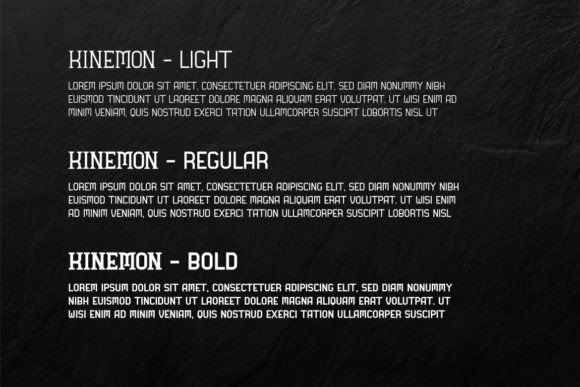 Kinemon Font - Preview 2