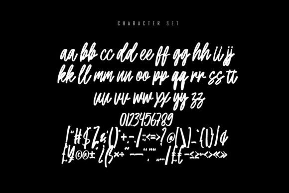 Miralas Font PNG with transparent background - Preview 5