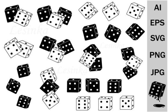 SVG Bundle, Dice 3D, Clip Art for Print