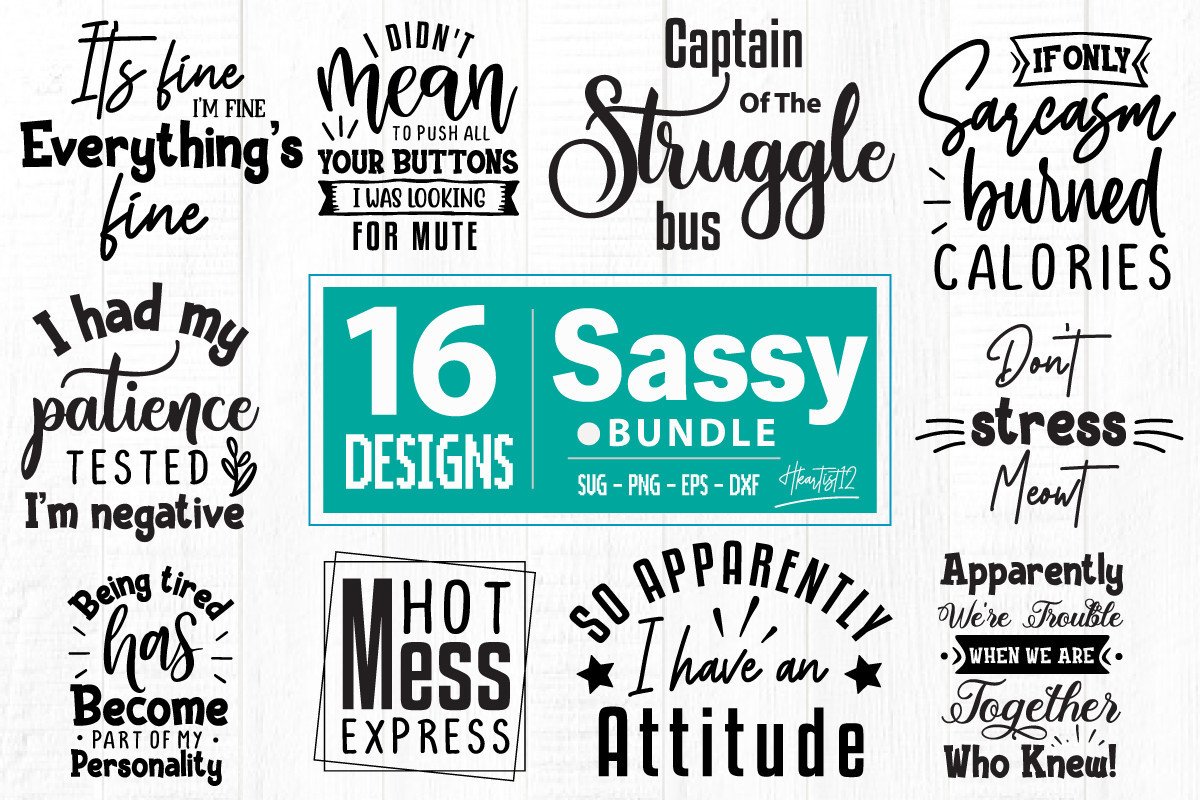 Sassy SVG Bundle. Graphic by Hkartist12 · Creative Fabrica