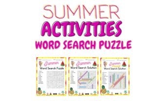 Summer Word Search Puzzle | Crossword Graphic by Vin Arts · Creative ...