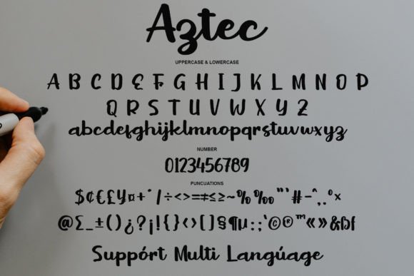 Aztec Font - Preview 5