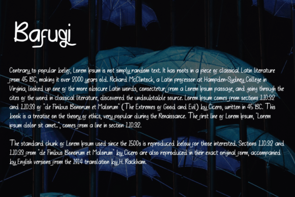 Bafuqi Font - Preview 2