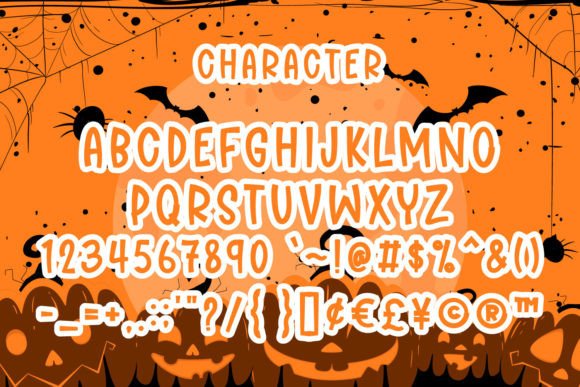 First Halloween Font - Preview 3