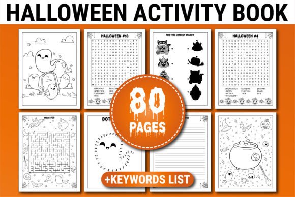HALLOWEEN ACTIVITY BOOK for KIDS