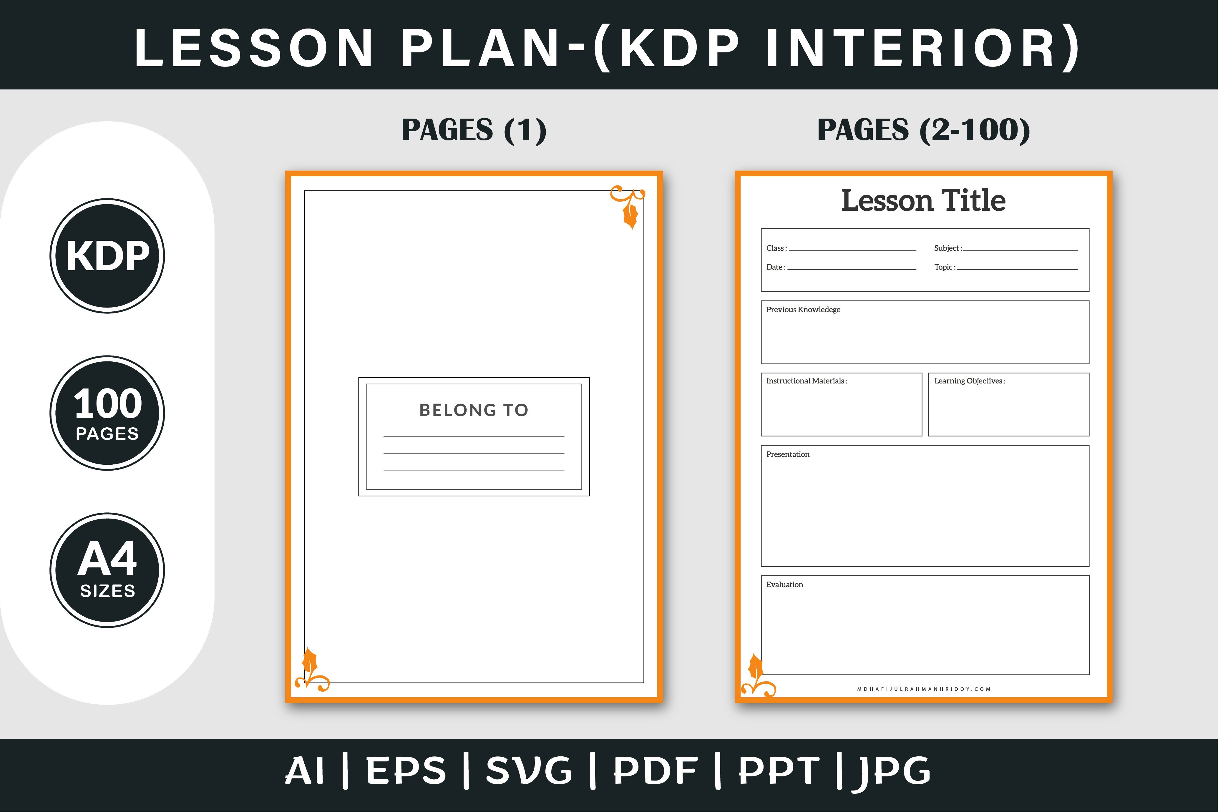 Learning Lesson Graphic Lesson Plan Graphic by Finer Designers · Creative Fabrica