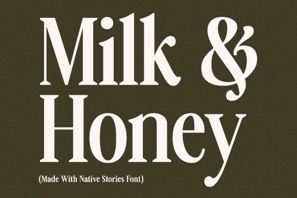 Native Stories Font PNG with transparent background - Preview 2