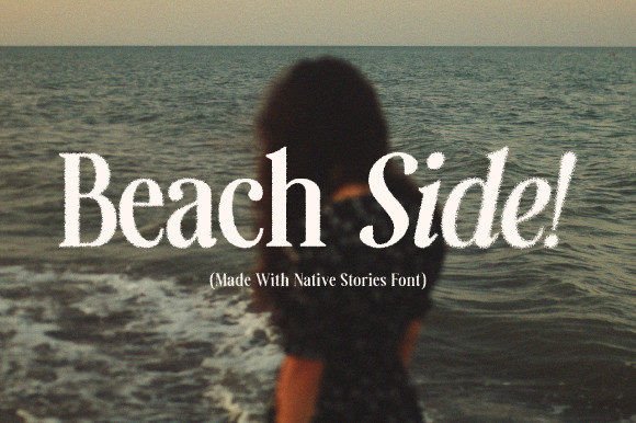 Native Stories Font PNG with transparent background - Preview 4