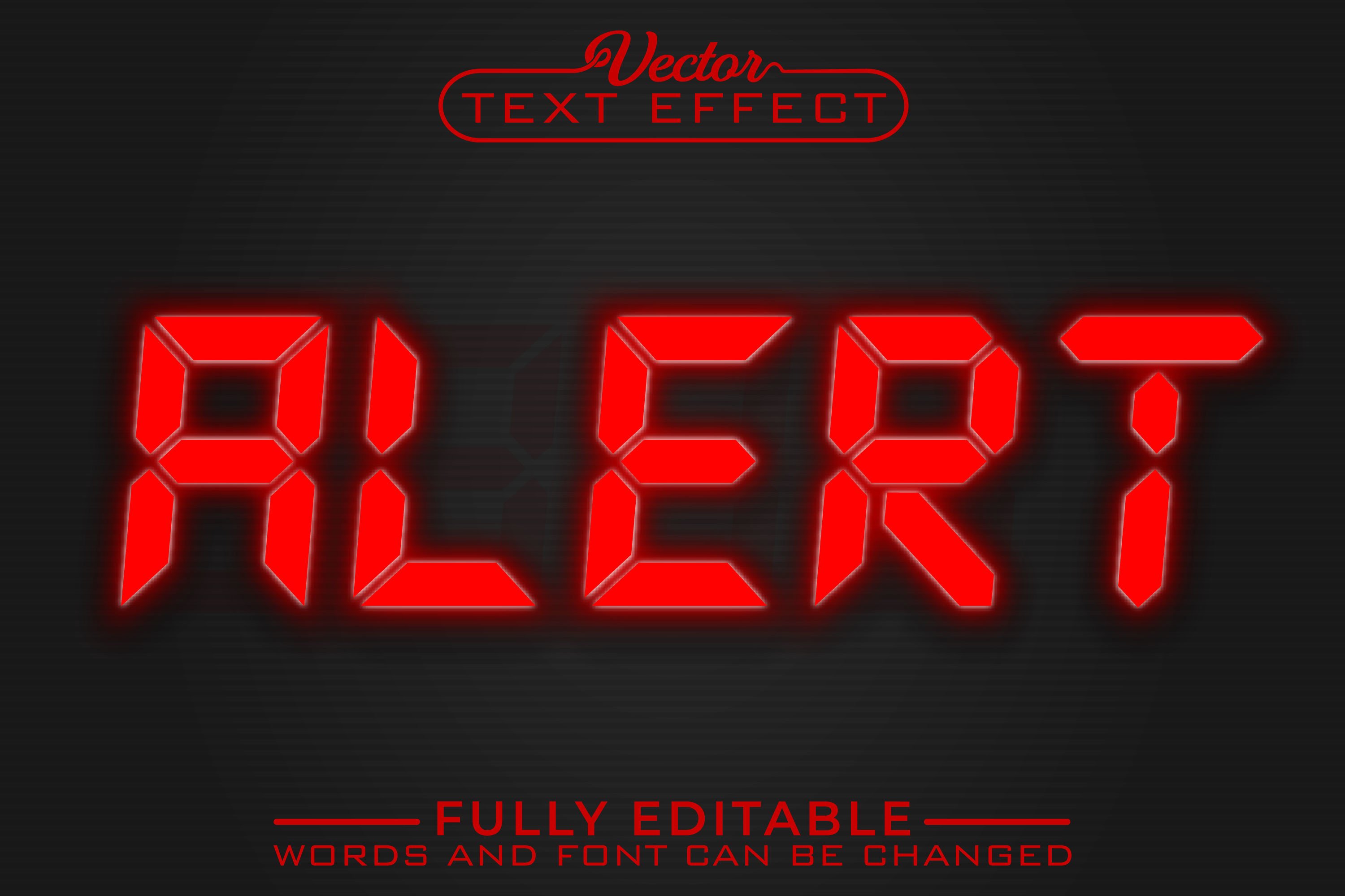 Red Alert Text Red Alert Text Effect Graphic by Stella Design · Creative Fabrica