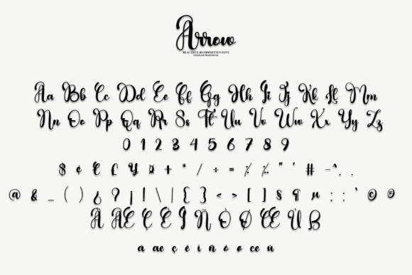 Arrow Font - Preview 3