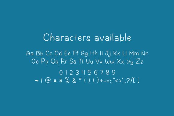 Baby Jumps Font PNG with transparent background - Preview 2