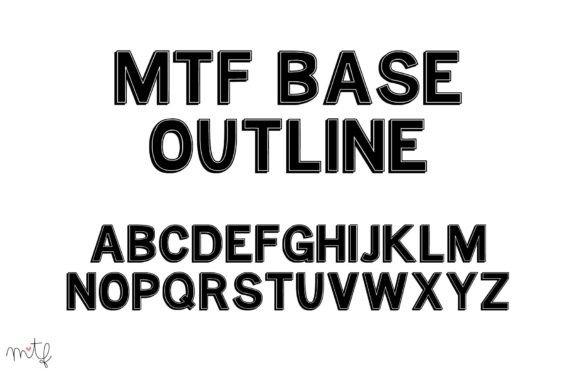 Base Trio Font Font - Preview 1