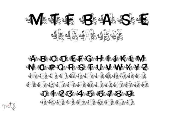 Base Trio Font Font - Preview 2
